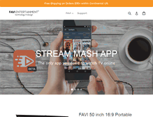Tablet Screenshot of favientertainment.com